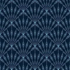 simple seamless art deco geometric illustration pattern wallpaper