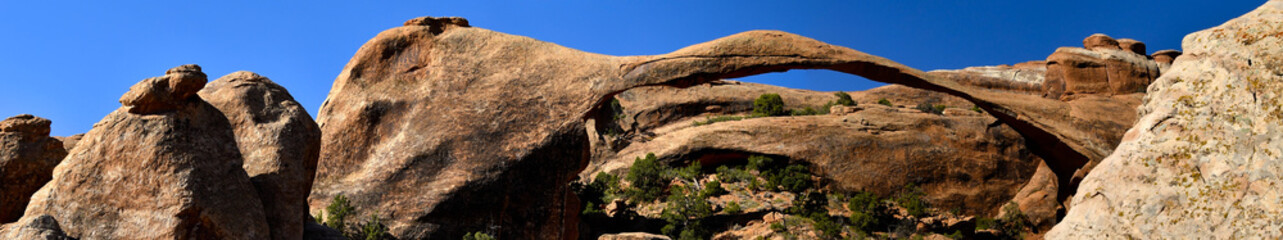 Landscape Arch in arches National Park.