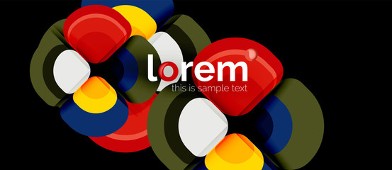 Geometric modern abstract background