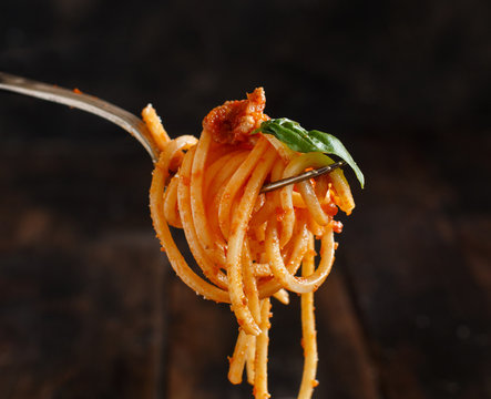 Spaghetti pasta with bolognese sauce