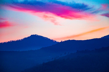 Obraz premium sunset in Italy