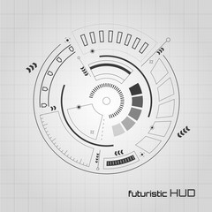 Sci fi futuristic user interface