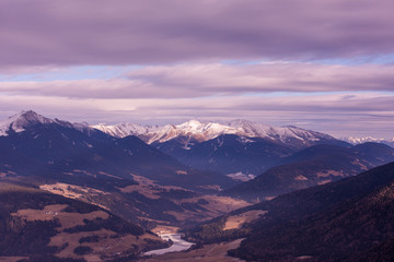 Obraz na płótnie Canvas winter mountains