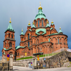 Fototapeta premium Uspensky Cathedral in Helsinki, Finland