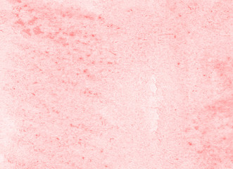 Pastel pink watercolor abstract background, stain, splash of paint, stain, divorce. Vintage pattern for design and decoration. With space for text.