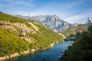Neretva river in Bosnia and Hercegovina
