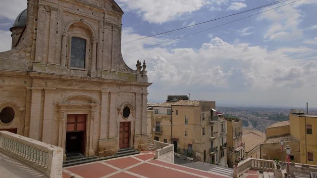 Parrocchia Maria SS. del Monte in Caltagirone, Sicily. Architecture of italy.