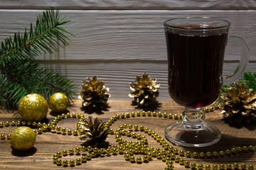 Red mulled wine.