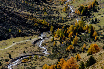 Panorama autunnale della val Grande