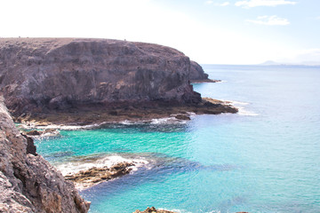 Fototapeta na wymiar Canary Island water landscape