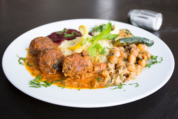 Fototapeta premium Meatballs Brunch Breakfast Time