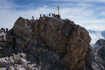Fototapeta premium Gipfel der Zugspitze