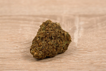 Cannabis marijuana flower macro