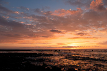 Sunrise near Kona, Hawaii