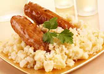BANGERS AND MASH