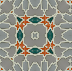 blue and white ceramic pattern, porcelain background texture, damask design style, 3d illustration.