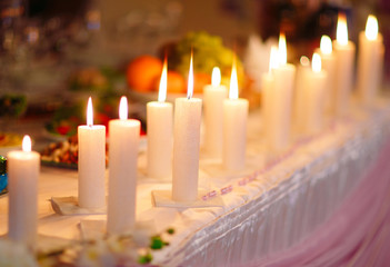 Wedding table setting.