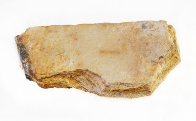 rough Shale stone on white