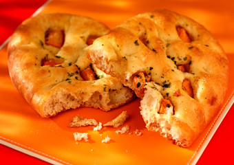 MOROCCAN FLAT BREAD WITH CARROTS