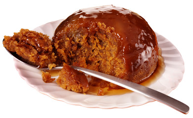 STICKY TOFFEE PUDDING CUT OUT
