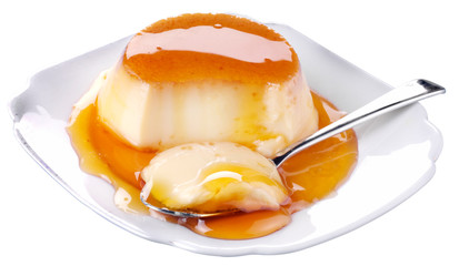 CREME CARAMEL CUT OUT