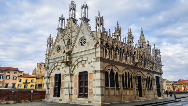 Church Santa Maria della Spina in Pisa, Italy.