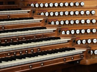 Clavier Orgue église