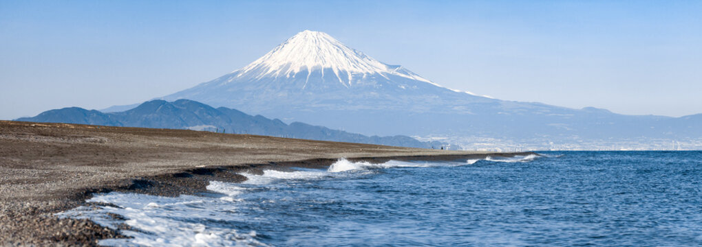 Berg Fuji Panorama im Winter, Japan