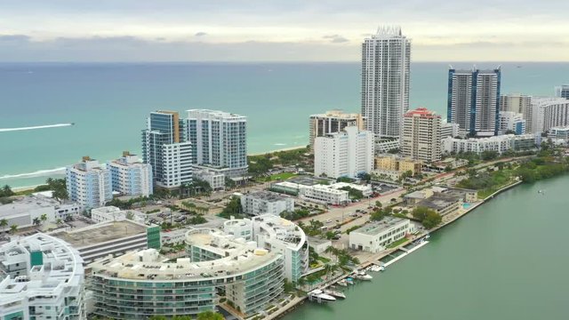Commercial stock footage Miami Beach