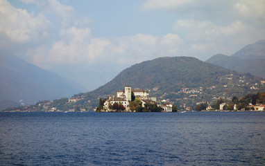 San Giulio Island, Orta lake, Italy
