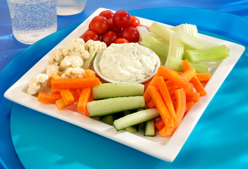 CRUDITES AND DIP SELECTION