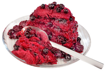 TRADITIONAL SUMMER PUDDING CUT OUT