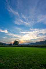 Fototapeta premium Landschaft in Bayern