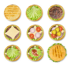 cooking burger step by step