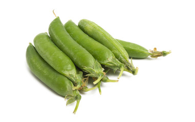 green peas isolated