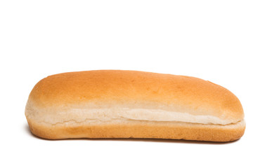 hot dog roll isolated