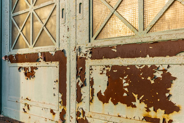 Industrial warehouses  in red bricks buildings on the docks of the Berlin inland port - 4