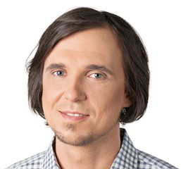 Fototapeta premium szczęśliwy człowiek portret