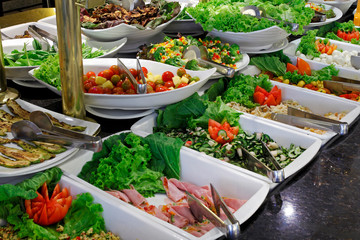 Salad self service restaurant
