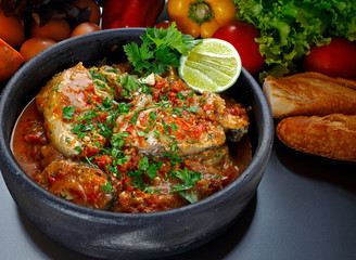 Sea fish stew