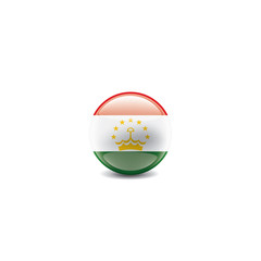 Tajikistan flag, vector illustration on a white background