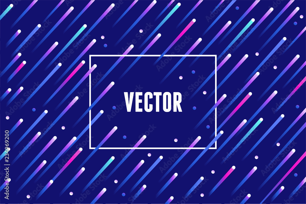 Poster Vector abstract background with copy space for text - bright vibrant banner