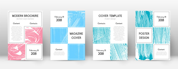 Cover page design template. Business brochure layo