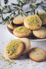 Tasty pistachio cookies