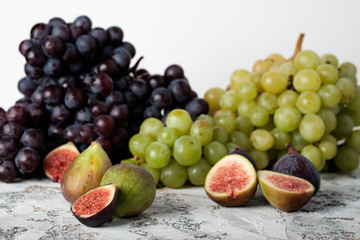 Grapes and figs