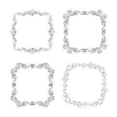 Set of vintage frames