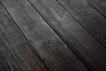 Black wood floor texture, hardwood