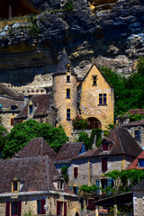 The beautiful medieval village of La Roque Gageac on the Dordogne River in Aquitaine, France