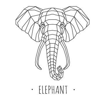 Free Free 132 Geometric Elephant Svg SVG PNG EPS DXF File