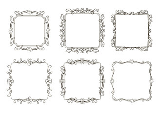 Set of vintage frames